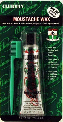 Clubman Moustache Wax, Neutral 5 oz