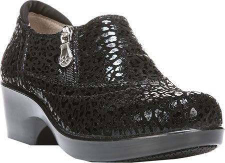 Women's Florence, Black Cheetah Leather, 8.5 M