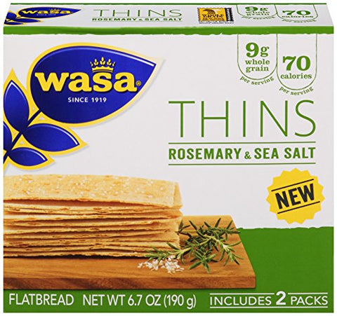 Wasa Thins - Rosemary and Salt, 6.7 oz