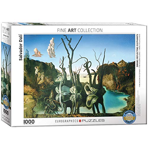 Swans Reflecting Elephants - 1000 Piece Puzzle