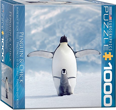 Penguin & Chick 1000 pc 10x14 inches Box, Puzzle