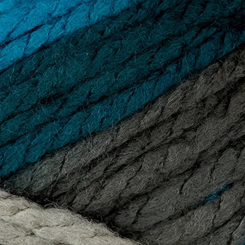 Bernat Softee Chunky Yarn - Ombre Deep Waters 77 Yards 2.8 OZ