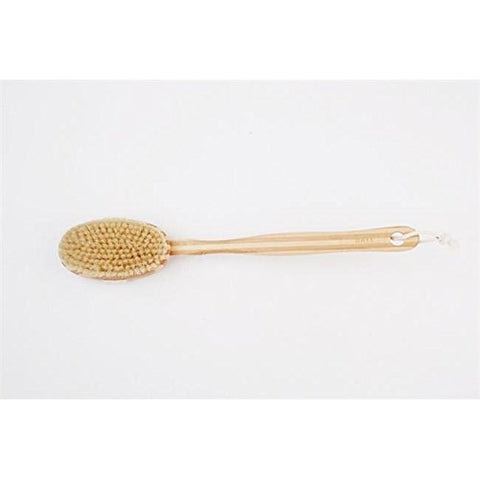 Bass Vegetable Bristle Dry Skin Body Brush: Wood Detachable Firm- Striped (not in pricelist)