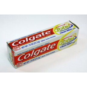 Colgate Total Toothpaste, Clean Mint, 0.75 oz