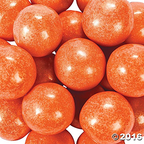 Large Shimmer Orange Gumballs 2 lbs.