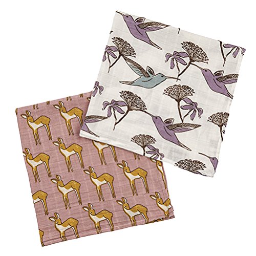 Organic Burpies  23" x 23", Doe Hummingbird Mix