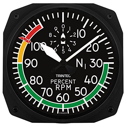 10" RPM Instrument Style Clock