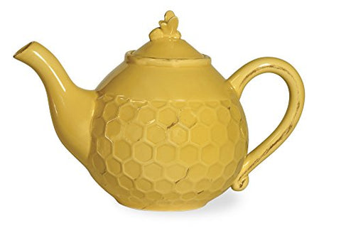 Ceramic Teapot, Honeycomb