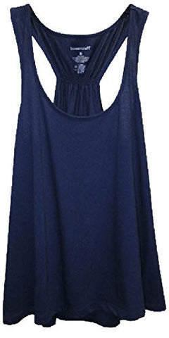 Flare Tank - Navy, Large