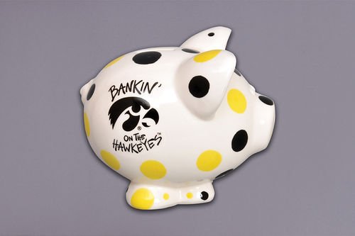 IA Piggy Bank, 6.5" x 5" x 5.25"
