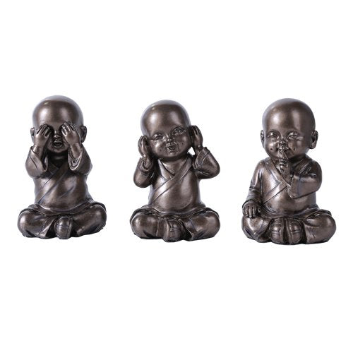 No Evil Monks Set of 3 Figurine