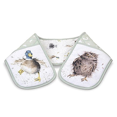 PORT0071 Double Oven Gloves - Woodland Animal Designs 7x35in (not in pricelist)
