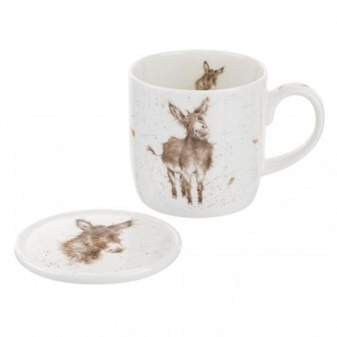 Gentle Jack (Donkey) (Mug 11 oz. Coaster 3.75)