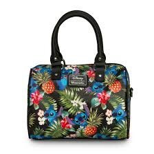 Disney Stitch Hawaiian Pebble Crossbody Duffle