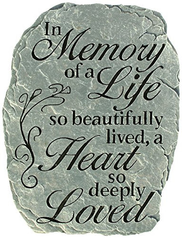 "In Memory" Garden Stone