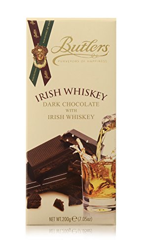 Butlers Dark Chocolate with Irish Whiskey Tablet Bar 7.05 oz