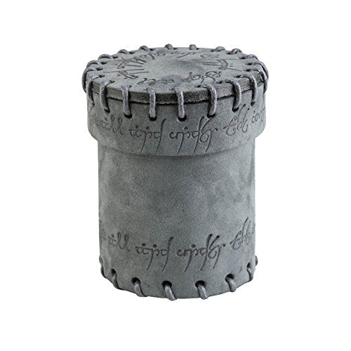 Dice Cups - Elvish Graphite Suede Dice Cup