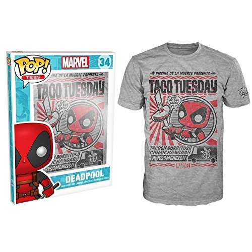 POP Tees: Marvel - Deadpool Chimichanga - XS Men