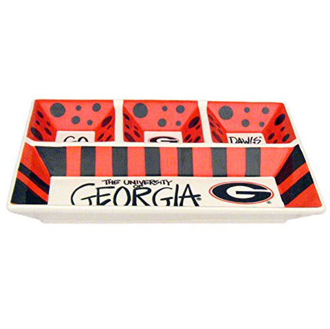GA 4 Section Platter, 13.5" x 10"