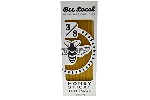 BEE LOCAL HONEY STICKS, 10-PACK BOX