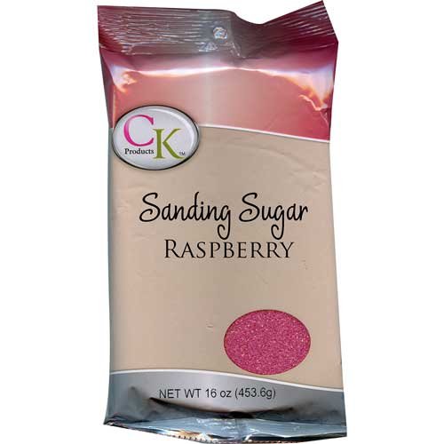 Raspberry Sanding Sugar, 16 oz