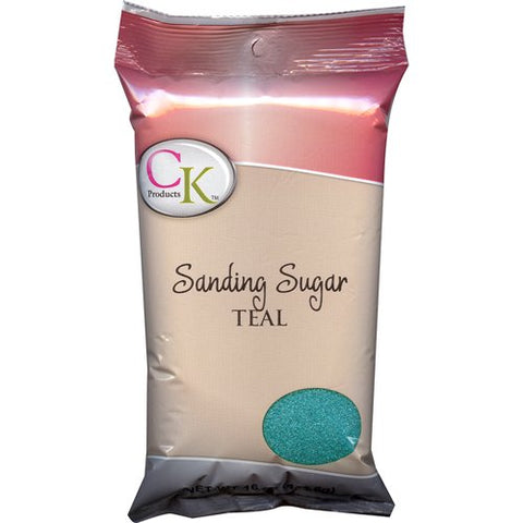 Teal Sanding Sugar, 16 oz