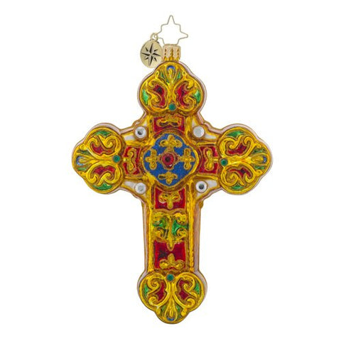 Baroque Blessings, 5.5", Glass Christmas Ornament