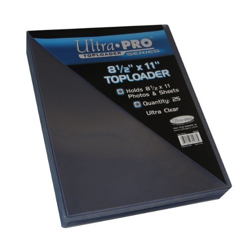 8-1/2" X 11" Toploader 25ct