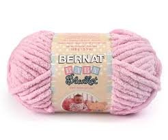Bernat Baby Blanket Yarn Baby Pink 72 Yards 3.5 OZ