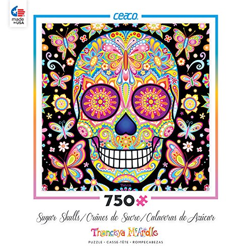 Ceaco 750 Piece Sugar Skulls Assortment , Mariposa