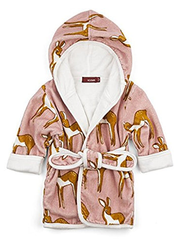 Hooded Robe, Rose Doe- 0-9M