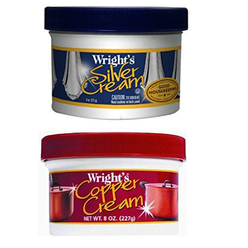 Wrights Silver Cream 8 oz. and Wrights Copper Cream 8 oz.