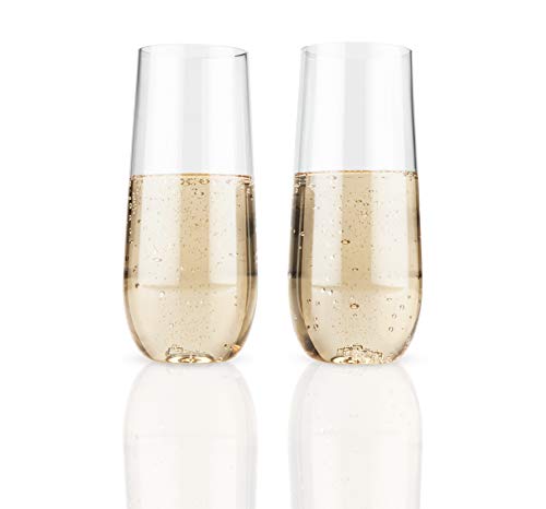 Flexi: Stemless Champagne Flute Set