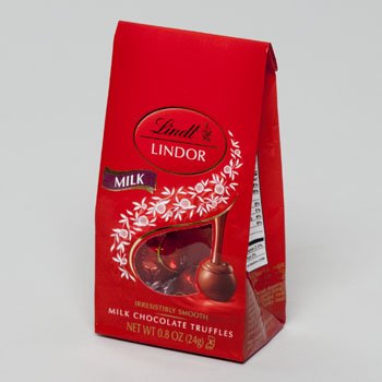 2-Pack Lindor Milk Chocolate Truffles, 0.8 oz