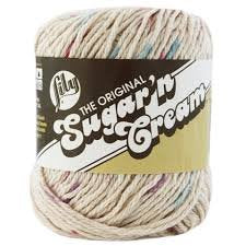 Lily Sugar'n Cream Yarn - Ombre Potpourri Print 95 Yards 2 OZ