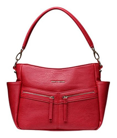 Augusta Rose Shoulder Bag - Red
