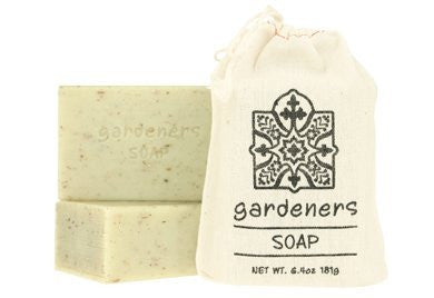 6.4 oz Soap Block in Cloth Sack, Gardeners