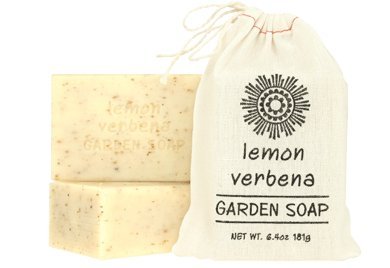 6.4 oz Soap Block in Cloth Sack, Lemon Verbena