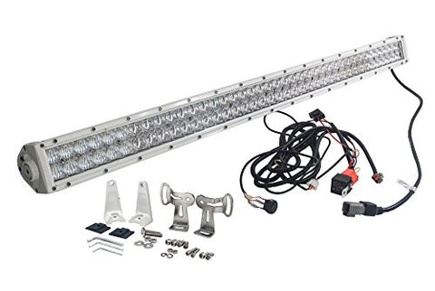OZ-USA White 4D 240w 40 inch Light bar spot flood combo LED off road 4x4 4wd race truck