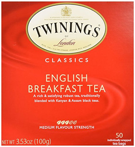 Twining English Breakfast 50ct