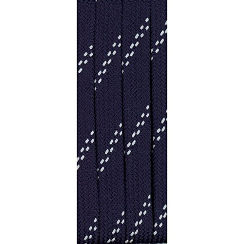 33" Tipped Laces (Striker: Navy Blue-White)