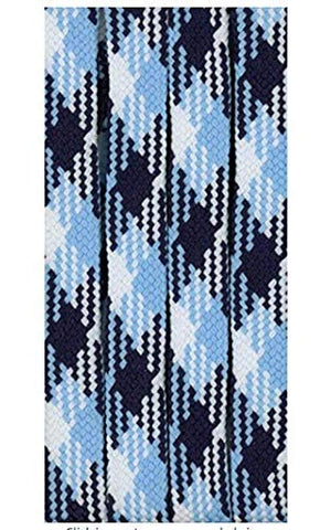 33" Tipped Laces (Tri-color: White-Black-Purple)