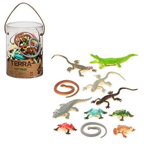 Terra Reptiles in Tube - 60pcs