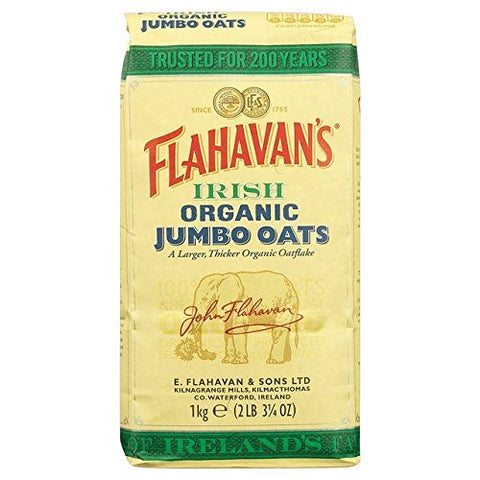 Flahavan's Jumbo Organic Porridge Oats 35.2oz (1kg)