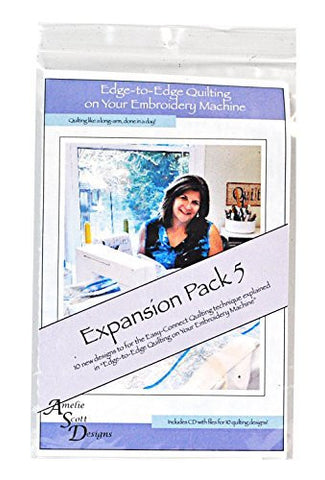 Edge-to-Edge Quilting Expansion Pack 5 with CD, 10 designs