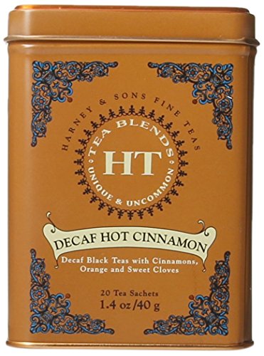 HT Tins - Decaf Flavored Black Tea, Decaf Hot Cinnamon (20 ct)