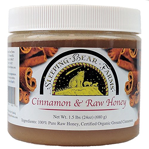 1 1/2 Lb. Cinnamon Real Raw Honey