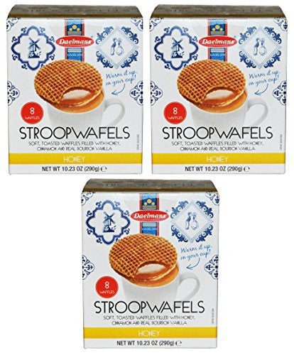 Daelmans Stroopwafels, Cube, Jumbo Honey, 10.23 oz