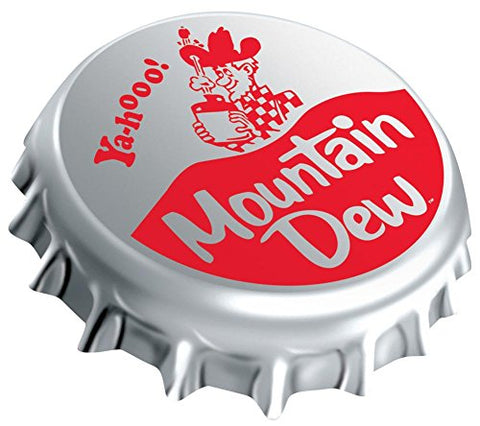 Mountain Dew Bottle Cap Tin Sign, 18″ x 16″