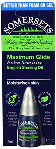 Somersets Sensitive Shave Oil, .5 oz